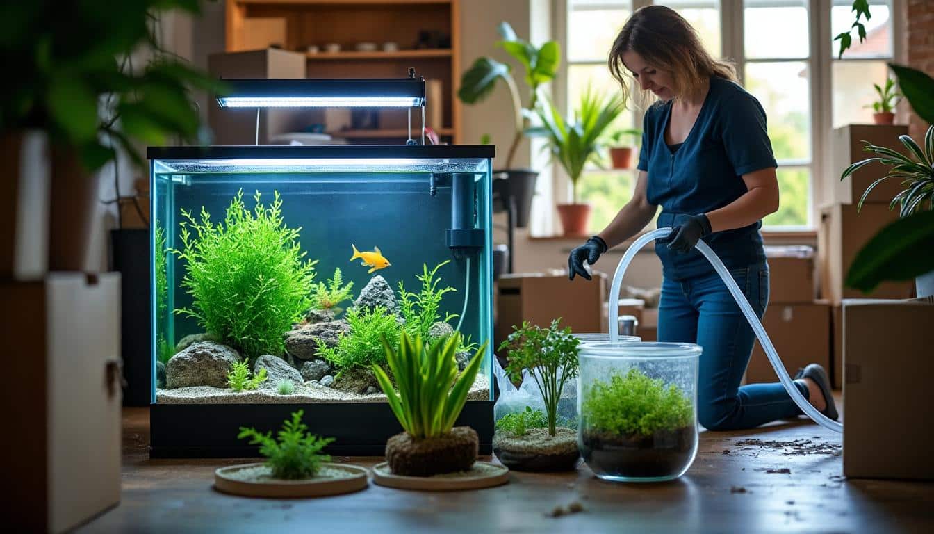 Illustration: Comment bien préparer le déménagement de l’aquarium