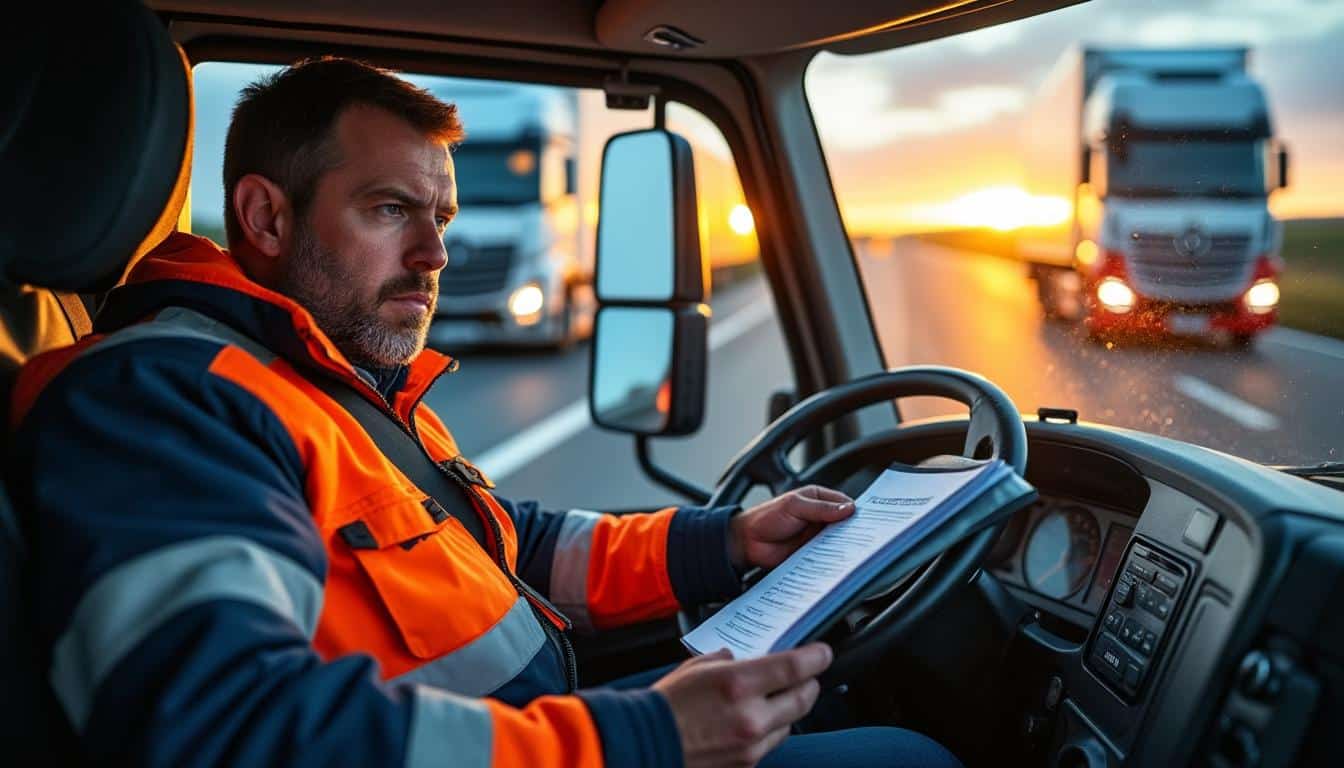 Illustration: Comment la réglementation sociale européenne encadre le travail des chauffeurs routiers